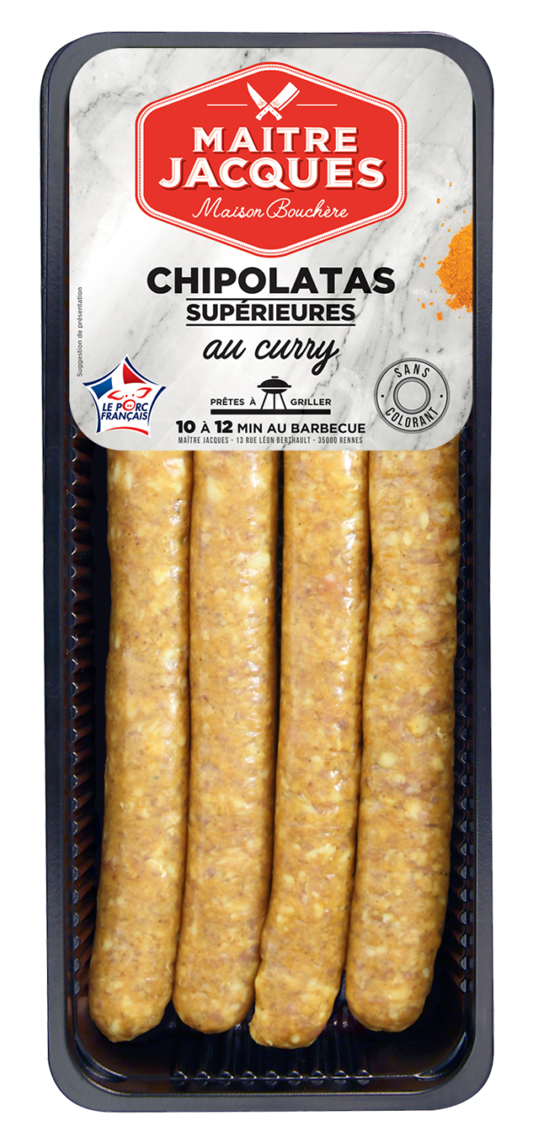 Cuisson chipolatas Supérieures à la poêle - Maître Jacques