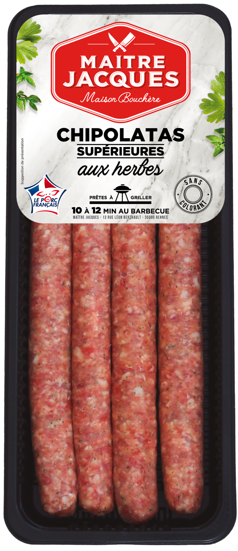 Cuisson chipolatas au four - Maître Jacques