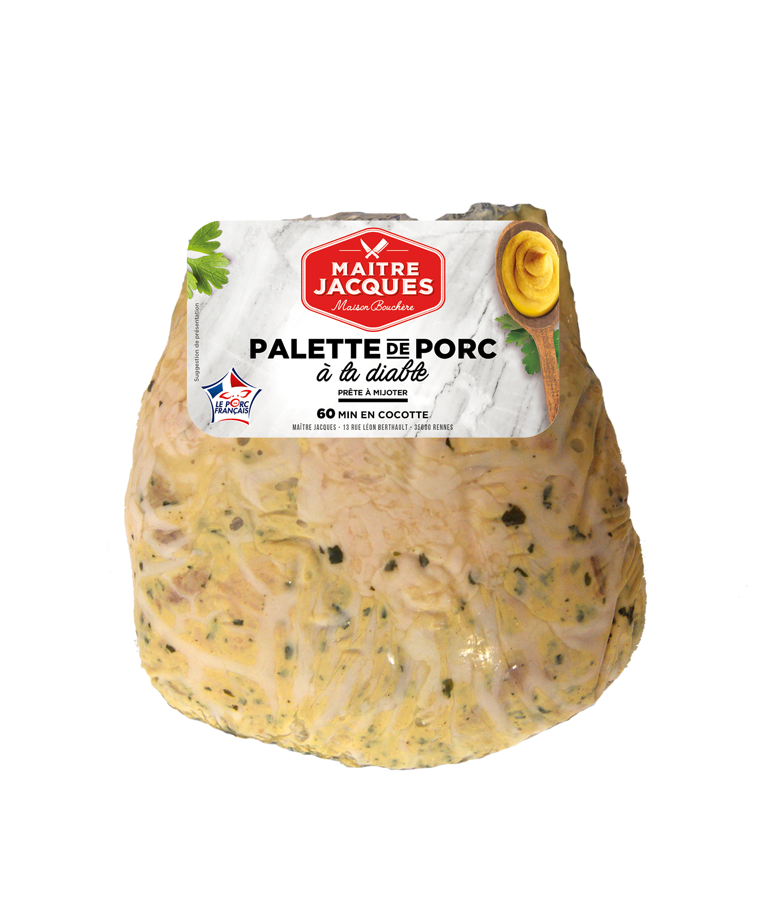 Palette de porc à la diable - Maître Jacques
