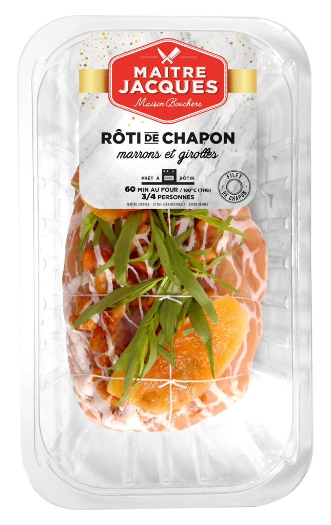 Cuisson rôti de chapon festif au four - Maître Jacques