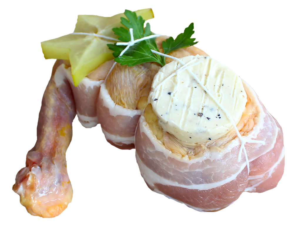 Cuisson suprême de pintade au beurre truffé au four - Maître Jacques