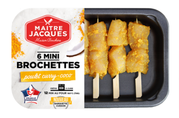 Cuisson Mini Brochettes De Poulet A La Poele Maitre Jacques